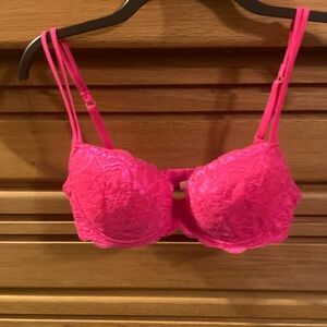 Victoria secret neon pink bra